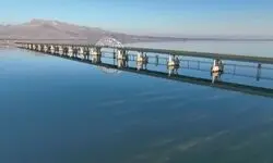  حجم آب دریاچه ارومیه به ۲.۵ میلیارد مترمکعب رسید