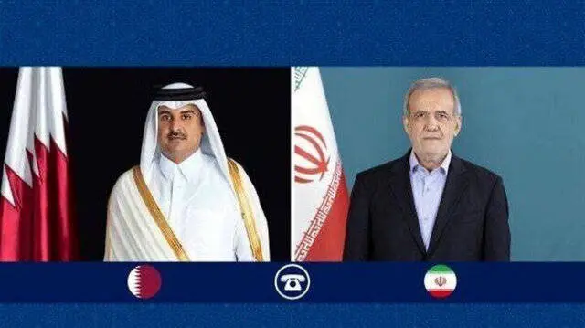 تماس تلفنی رئیسجمهور ایران با امیر قطر؛ تبریک عید قربان و تأکید بر همبستگی امت اسلامی