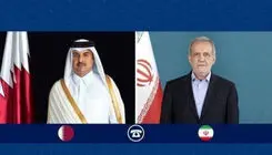 تماس تلفنی رئیس‌جمهور ایران با امیر قطر؛ تبریک عید قربان و تأکید بر همبستگی امت اسلامی  