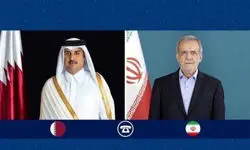 تماس تلفنی رئیس‌جمهور ایران با امیر قطر؛ تبریک عید قربان و تأکید بر همبستگی امت اسلامی  