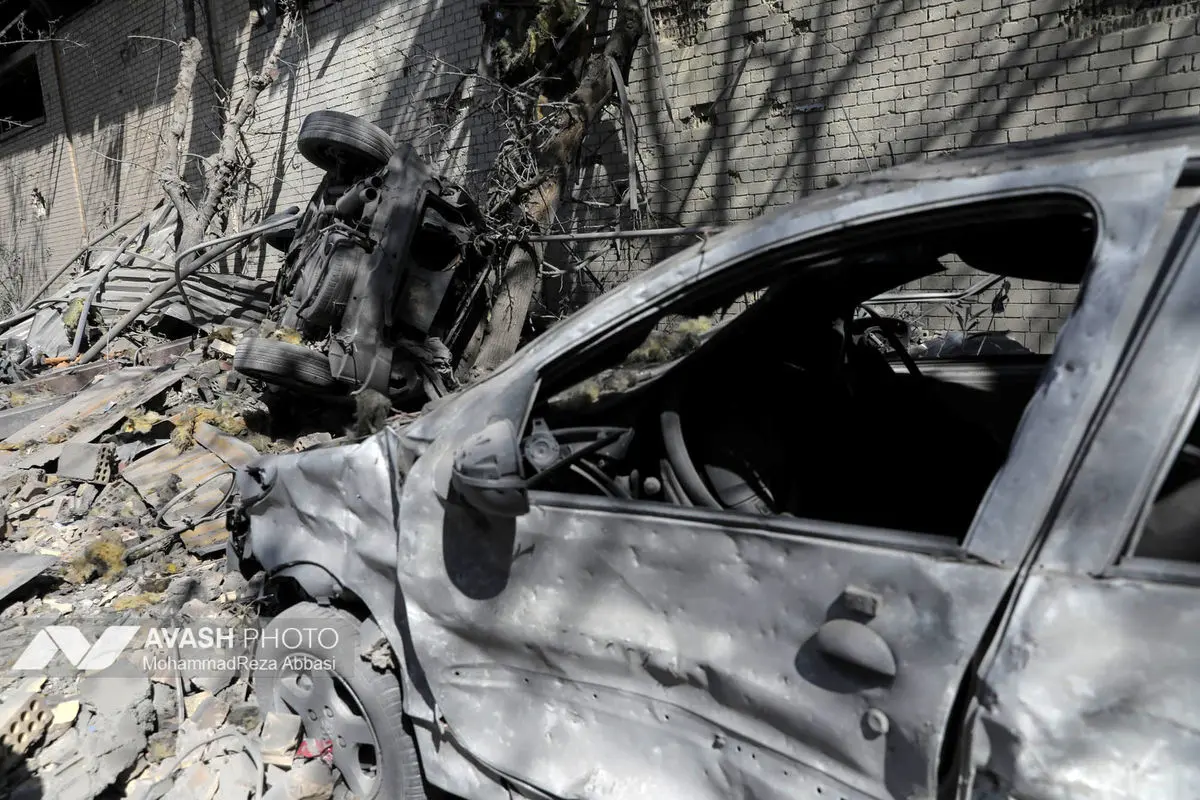 خسارات ناشی از تجاوز هوایی آمریکا و رژیم صهیونیستی به ایران - تهران /  ۱۴ اسفند ۱۴۰۴