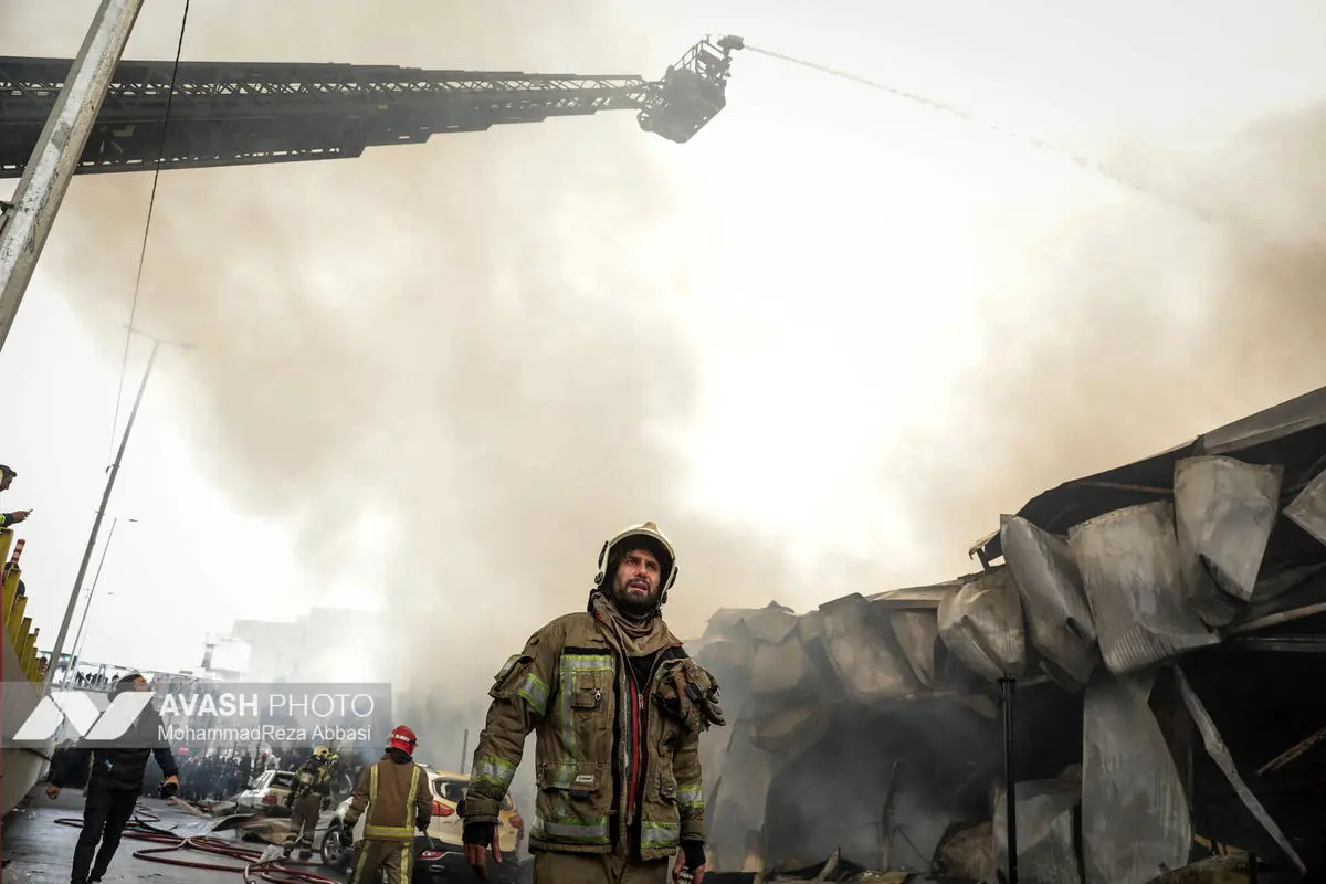 آتش‌سوزی بازار بزرگ جنت‌ - تهران
