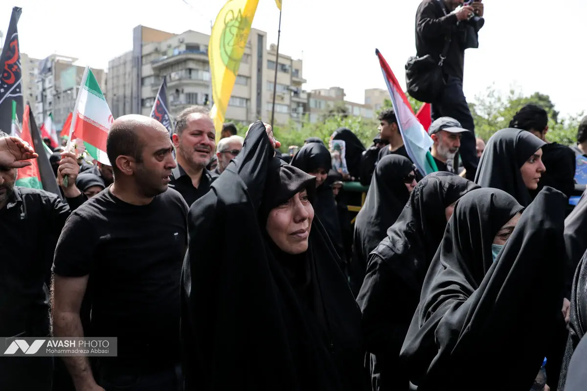 مراسم تشییع پیکر مطهر تعدادی از سرداران و فرماندهان، دانشمندان هسته‌ای