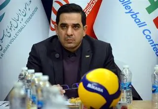 حضور رئیس فدراسیون والیبال در هلال‌احمر