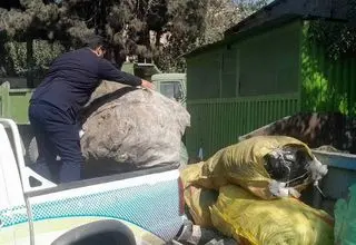 طرح ضربتی با جمع آوری غیرمجاز پسماند خشک اجرا شد