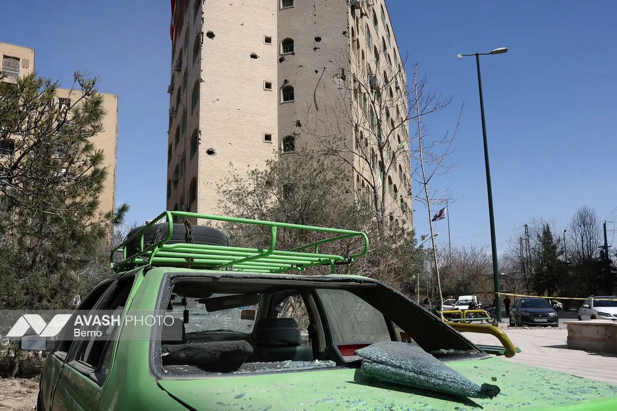 خسارات ناشی از تجاوز هوایی آمریکا و رژیم صهیونیستی به ایران - تهران