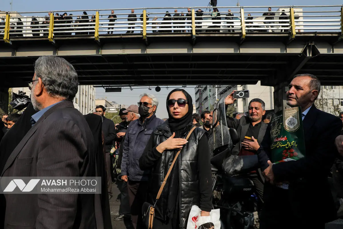 مراسم تشییع پیکرهای ۱۰۰ شهید گمنام - تهران