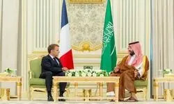 رایزنی بن سلمان و مکرون در ریاض دریاره تحولات منطقه‌ای و بین‌المللی