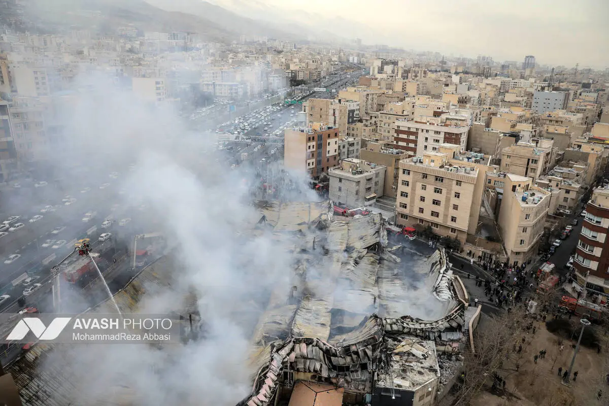آتش‌سوزی بازار جنت‌آباد، اکران فیلم‌های جشنواره ۴۴ فجر را متوقف کرد