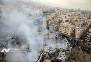 آتش‌سوزی بازار جنت‌آباد، اکران فیلم‌های جشنواره ۴۴ فجر را متوقف کرد