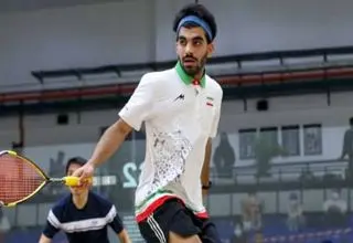 نماینده اسکواش ایران در جمع 4 نفر برتر