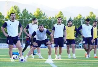تیم ملی تمرین گلزنی کرد