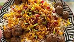 طرز تهیه راحت و فوری زرشک پلو با قلقلی/ ببینید