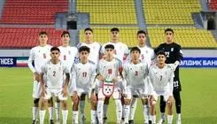برتری پرگل نوجوانان فوتبال ایران مقابل قرقیزستان در دیداری دوستانه