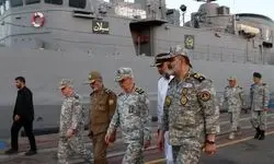 یگان‌های رزمی نداجا میزبان باقری و فرماندهان ارشد شدند