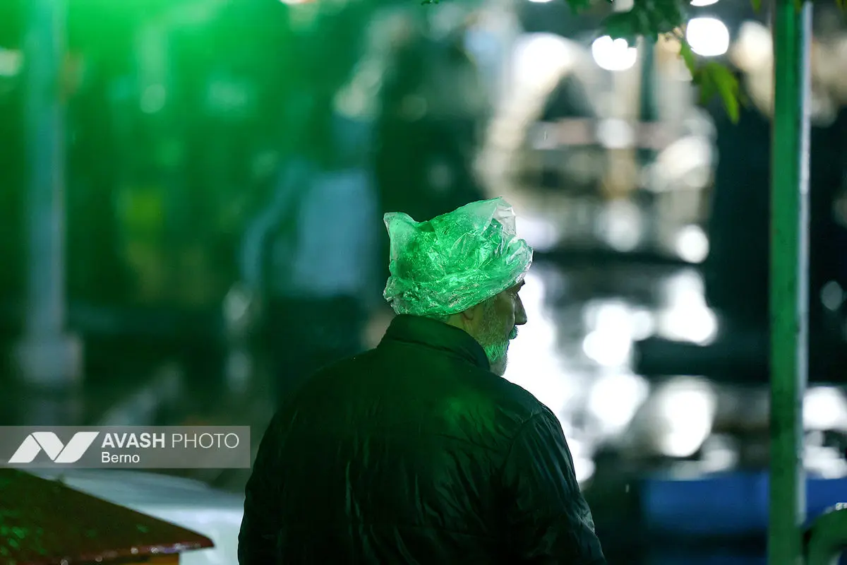 بارش باران پاییزی در تهران