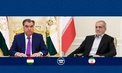 پزشکیان: قدردان موضع همدلانه دولت و ملت تاجیکستان هستیم