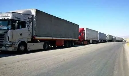پنج میلیون و ۱۰۳ هزار تن؛ حجم ترانزیت جادهای کالا در چهار ماهه نخست امسال