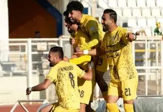 برپایی جشن صعود تیم فجرسپاسی به لیگ برتر در ورزشگاه حافظیه