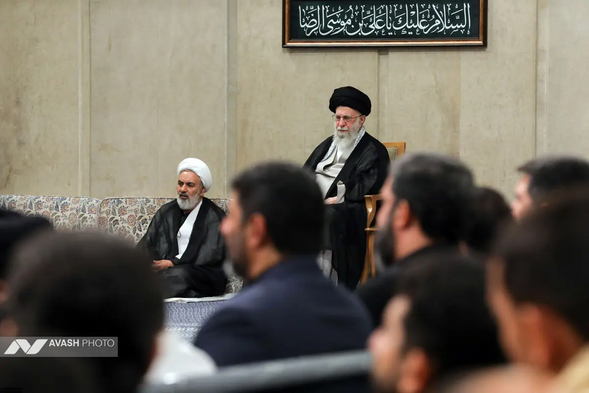 عزاداری شهادت امام رضا (ع) با حضور رهبر انقلاب