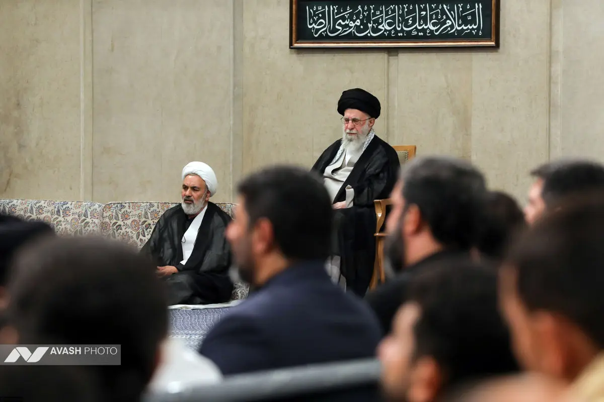 عزاداری شهادت امام رضا (ع) با حضور رهبر انقلاب