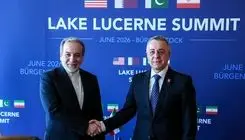 دیدار وزیران خارجه ایران و سوئیس در بورگن‌اشتوک