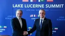 دیدار وزیران خارجه ایران و سوئیس در بورگن‌اشتوک