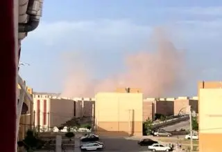 وقوع انفجارهای مهیب در پرند +عکس