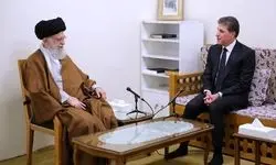 شرکت «نیچیروان بارزانی» در مراسم تشییع پیکر رهبر شهید