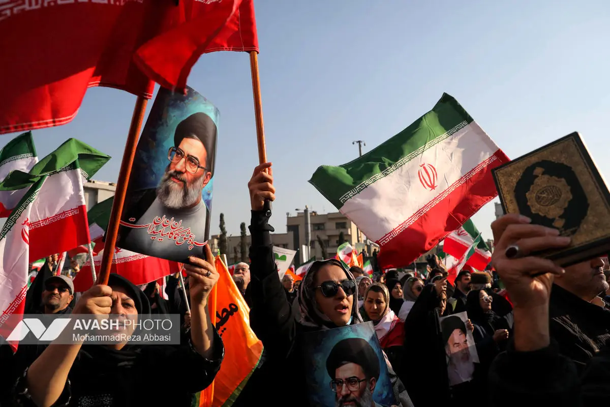 راهپیمایی محکومیت اقدامات تروریستی آمریکا و رژیم صهیونیستی علیه ملت ایران - تهران