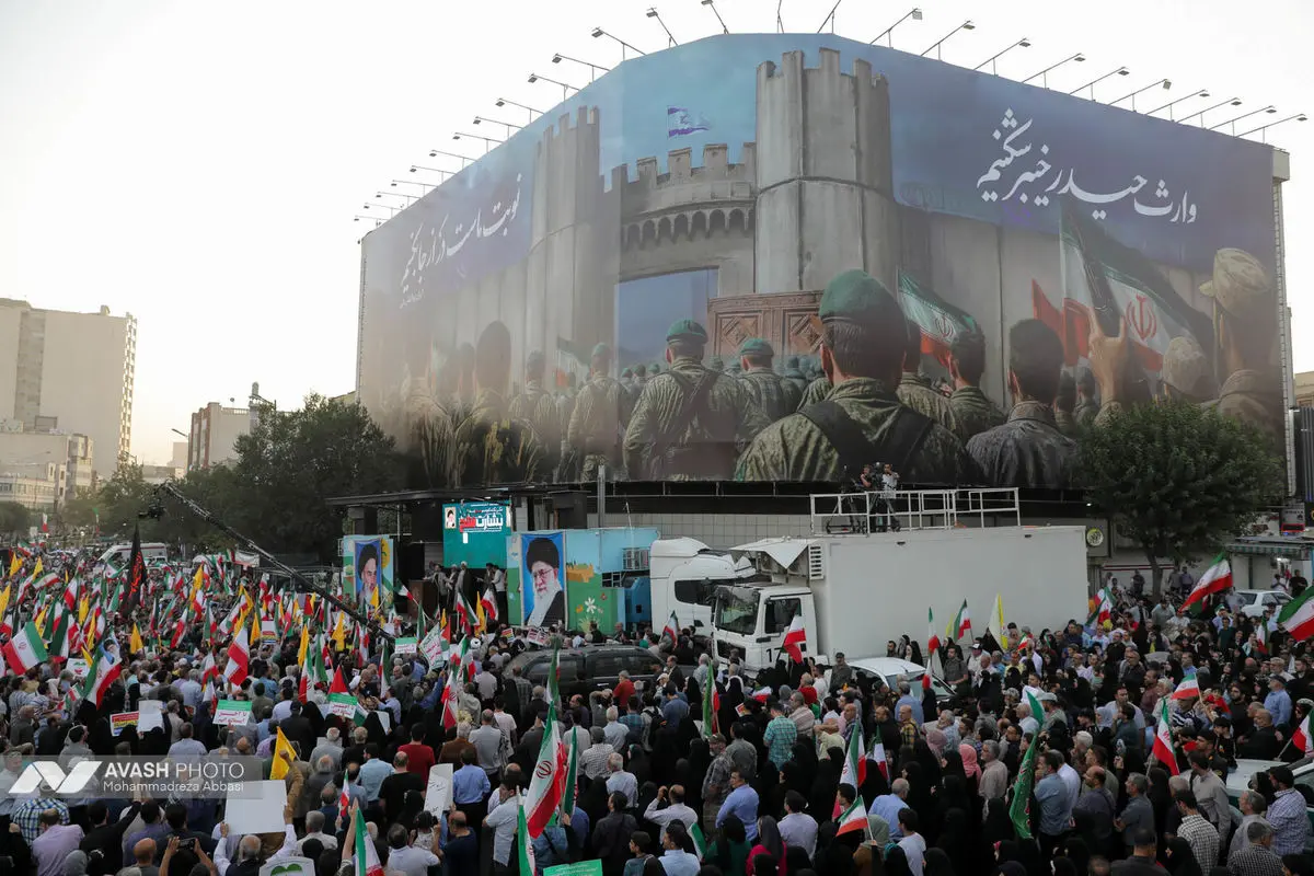 جشن پیروزی بر رژیم صهیونیستی