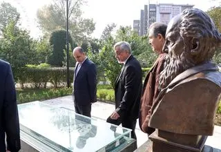 عملیات اجرایی یادمان «هوشنگ ابتهاج» آغاز شد