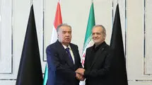 دیدار روسای جمهور ایران و تاجیکستان برگزار شد 