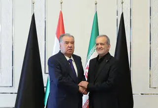 دیدار روسای جمهور ایران و تاجیکستان برگزار شد 