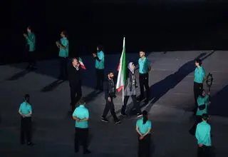 کاروان ایران در ریاض هم «امید ایران» شد
