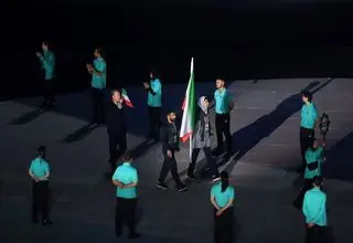 کاروان ایران در ریاض هم «امید ایران» شد