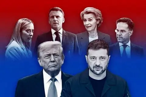 نشست تاریخی سران اروپا با دونالد ترامپ در کاخ سفید / بسته  نخست خبری