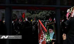 مراسم تشییع پیکر مطهر رهبر شهید انقلاب - مشهد