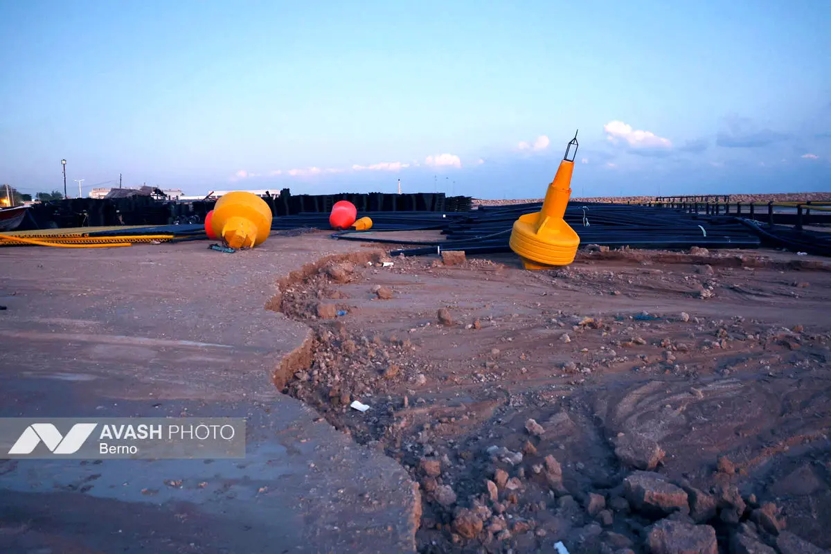 جزیره قشم پس از وقوع سیل