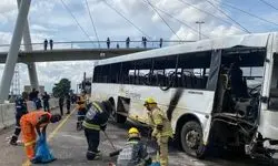 ۹ کشته در تصادف رانندگی
