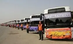 امیدوار به کمک وزارتخانه ها در تامین اتوبوس های اربعین هستیم