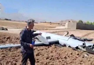 یک فروند پهپاد رژیم صهیونیستی در شورآباد سرنگون شد 