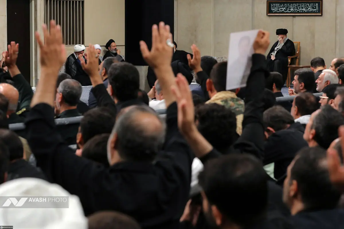 عزاداری شهادت امام رضا (ع) با حضور رهبر انقلاب