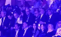 حضور رئیس و دبیرکل کمیته ملی المپیک در جایگاه مقامات افتتاحیه بازی‌ها