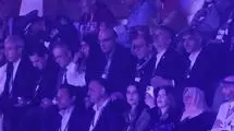 حضور رئیس و دبیرکل کمیته ملی المپیک در جایگاه مقامات افتتاحیه بازی‌ها