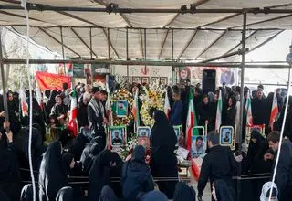 مراسم چهلم جانباختگان ناآرامی‌های دی‌ماه در اصفهان برگزار شد 