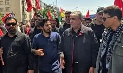 حضور رئیس سازمان انرژی اتمی ایران در مراسم تشییع رهبر شهید انقلاب اسلامی