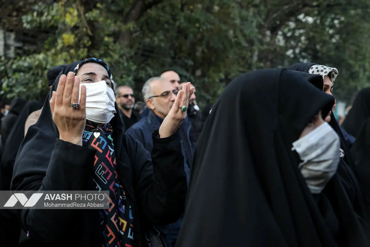 مراسم تشییع پیکرهای ۱۰۰ شهید گمنام - تهران