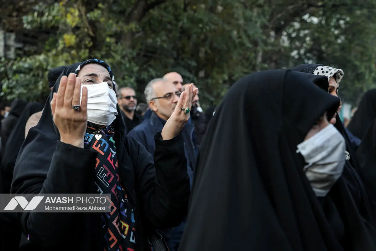 مراسم تشییع پیکرهای ۱۰۰ شهید گمنام - تهران