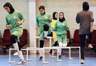 تمرینات امروز تیم ملی فوتسال دختران نوجوان